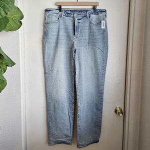 *NWT* Old Navy High Rise OG Loose Jeans Secret Smooth Pockets - 18 Tall